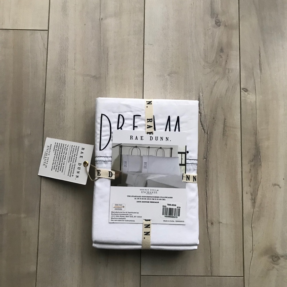 Rae Dunn pillow cases